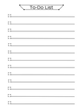 To-Do, Reminder, Monthly Check List